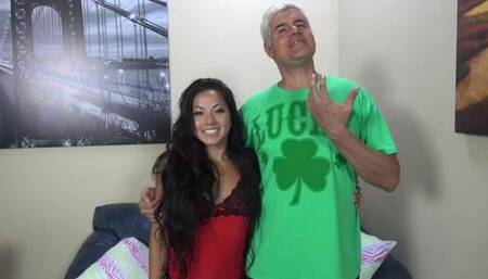 Morgan Lee Hooks Up With Lucky Porno Dan