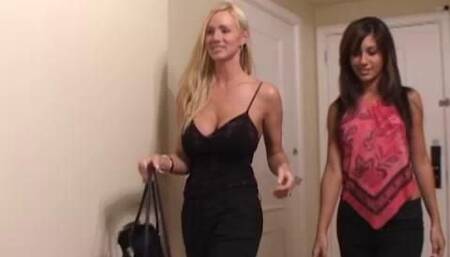 Naughty Allie Hooks Up WIth Raven Riley