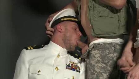 American Soliders Love Bukakke