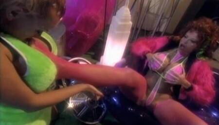 Big Boob Babes Grind It Out