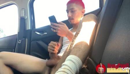 Eddy Blanco Waxes His Car With Jizz