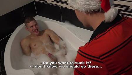 These Guys Have A Christmas Wank Party