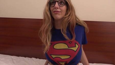 Spanish Supergirl Gets Hotel Dick