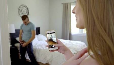 Caught Jerking On Mom's Panties