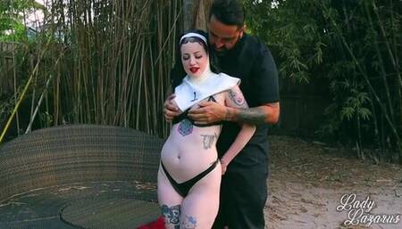 Piss Freak Rubber Nun Fucks Priest