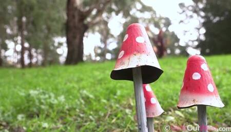 Ellie Zena And Sylvia Rose Find Sex With Mushrooms