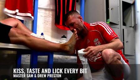 Athletic Guys Indulge Foot Fetishes
