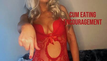 Cum Eating Encouragement for those that are scared to do it, but want to!!