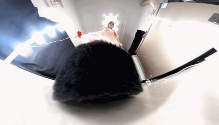 Martina Thick Sole Sandals Black 360VR