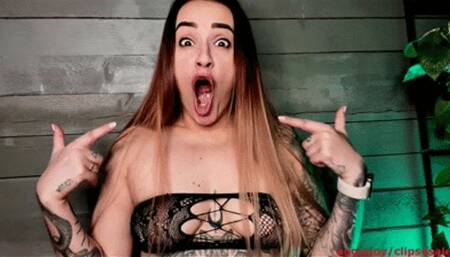 Extremely deep yawning /WET EYES wmv