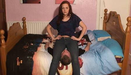 Sophie's Butt Drops In Jeans