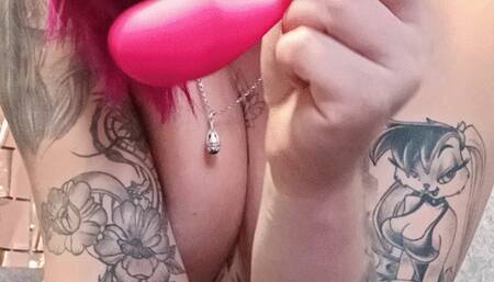 nacked baby sittopop on cristall balloon