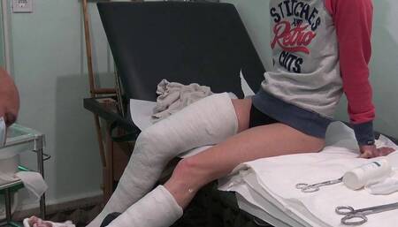 Accident in the hospital.