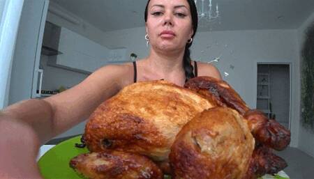 LorY eats meat and hiccups Ca