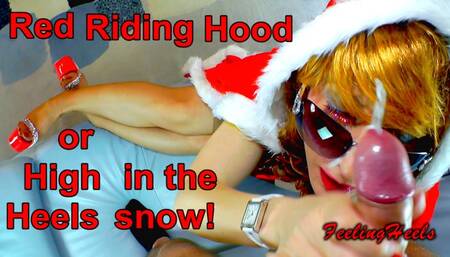 Red Riding Hood - starring: Vicky Heely - Episode 1 - Part 3 - FHD - REMASTERED - High Heels Makeup Lipstick Nylons Lingerie Costume Toe Wiggling Spreading Mega Long Toenails Handjob Blowjob Facial Cumshot - 1080p - MP4