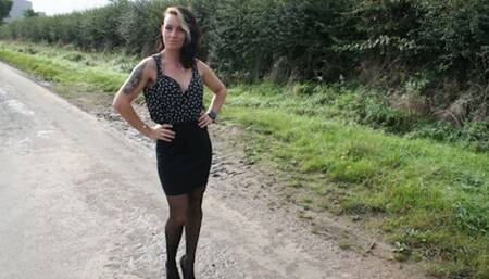 Maria's Black Suede & Patent Jimmy Choo Anouk Walk 3 (1920x1080)