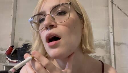 POV: Your Mouth is My Ashtray while I Chainsmoke two Cigarettes