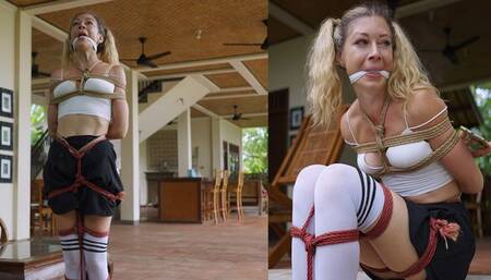 DUMPED TIED HOME ALONE