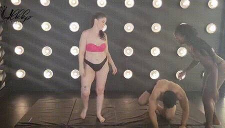 Lana Luxor and Domme Kat Tag Team Destruction Part 1