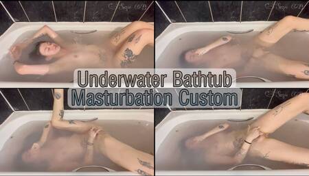 Underwater Bathtub Masturbation