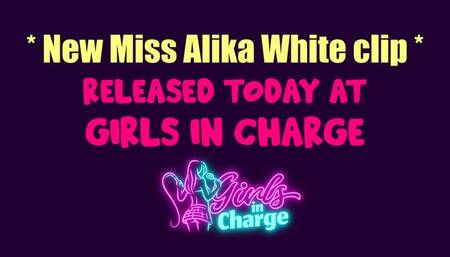Check *Girls in Charge* for My Latest Clip