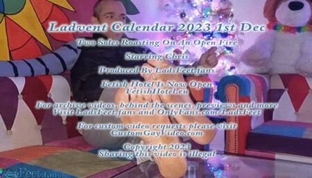 Ladvent Calendar 23 - 1st Dec Two Soles Roasting On An Open Fire