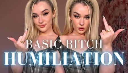 Basic Bitch Middle Finger Worship & Humiliation