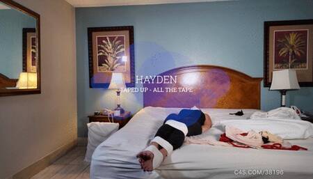 Hayden Knox is taped up ALL the tape 4k UHD