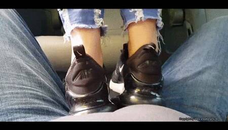 shoejob and happy end over her sweet feet