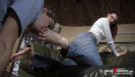 I will beat you, if I feel that my feet still stink - part 2