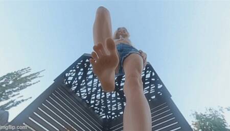 Stomped by the sandals and soft soles of Adlee Ray HD