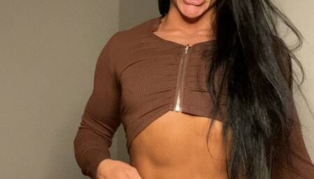 Muscle Mommy Legging Jerk Off Instruction - Mother / Son Roleplay