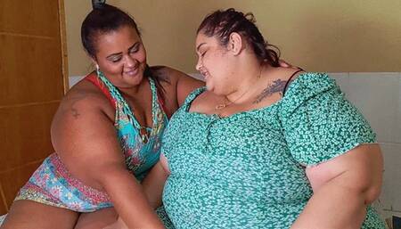 Ass licking sexy BBWs, part 1, by BBW Isadora and BBw Iasadora (cam by Manu) FULL HD