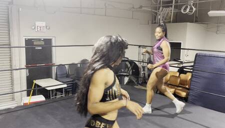 2 out of 3 falls match: Beauty v Cocoa