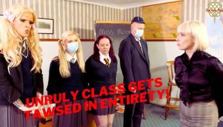 Unruly Class Gets Tawsed In Entirety (Shot in 4K)