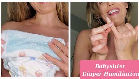 Babysitter Diaper Humiliation ABDL SPH POV