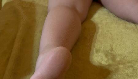 Sasha's first amazing foot worship
