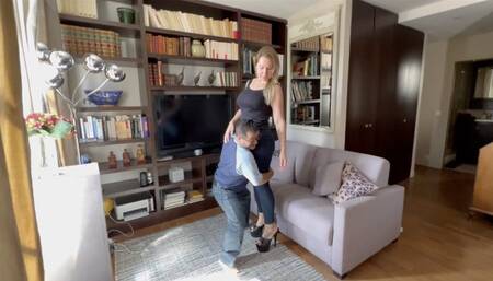 Little french fan - Goddess Grazi in Amazon Ep 2