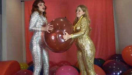 The Roommates Mess - Looner popping and b2p with Jacquelyn Velvets and Kat Van Wylder - 1080p