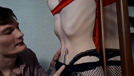 Birthday belly button torment (FHD)