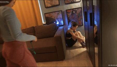 073RJ Full vers I love when my slave licks my stinky feet, I love sitting on her and spitting [4k]