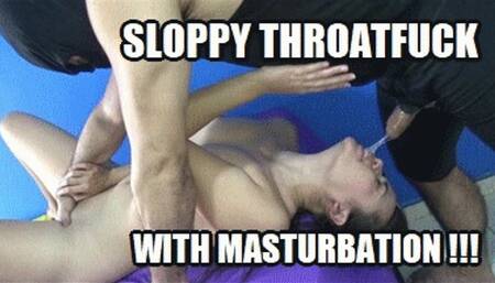 DEEP THROAT SPIT FETISH 231205H VIOLET THROAT FUCKING INTERRUPTING HER MASTURBATION SLOPPY DEEPTHROAT HD MP4