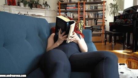 Girlfriend Wrestling Play Andrea Rosu - POV muscle domination SD