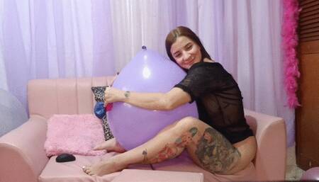 Blow ballóon Big 18 blue topples