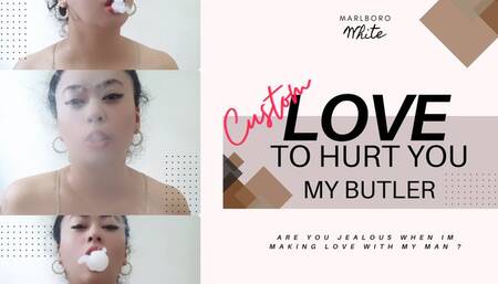 CUSTOM: Love to hurt you my butler (MARLBORO WHITE)