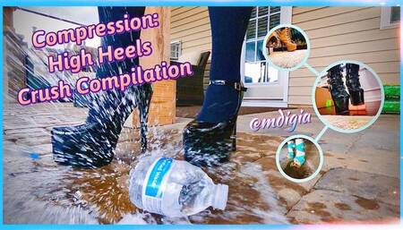 OBJECT & FOOD CRUSH: MDIGIA TAKES ON LOTS OF ITEMS IN HER HEELS (COMPILATION VIDEO)