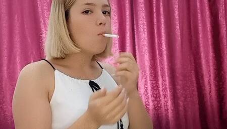 Cigarette With My White Dress