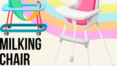 Femdom Wife Drains Your Balls On The Milking Chair - ABDL, Erotic MP4 Spiral Mesmerizing Video