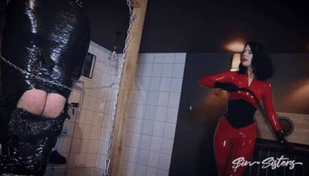 Severe Corporal Training for Mummified Gimp (Madame Juliette) [720p]