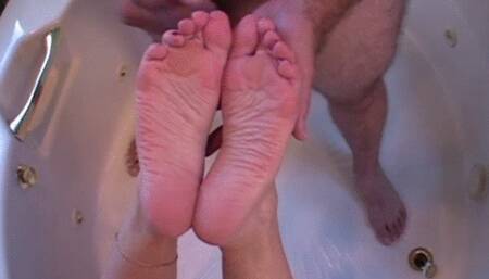 Rub My Feet On Your Big Dick And Cum On My Toes, Please! (2nd half mp4 sd)